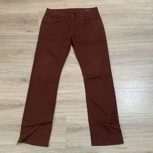 Buffalo David Bitton Jeans. Style Six-X. Slim Straight. Size 34 x 34. Rust Color